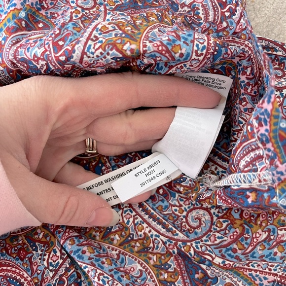 J.Crew Puff-sleeve smocked top in Liberty® Tropical Prince print size S - Picture 8 of 10